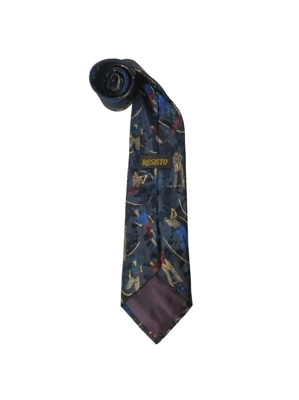 Resisto Golf Polyester Necktie All Over Print